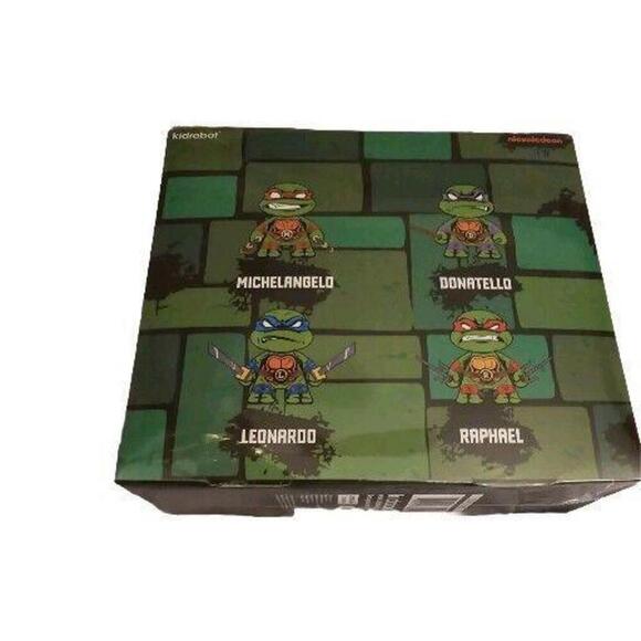 NEW Lot Of 4Teenage Mutant Ninja Turtles‎ 3" Kidrobot Nick Vinyl Mini Figure2024 - Picture 3 of 6